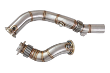 Load image into Gallery viewer, S55 M3 M4 M2CS 3" Catless Downpipes