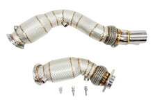 Load image into Gallery viewer, S55 M3 M4 M2CS 3" Catted Downpipes
